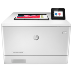 Принтер HP Color LaserJet Pro M454dw белый