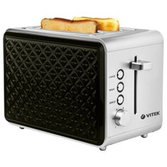 Тостер VITEK VT-7156, серебристый/черный
