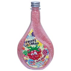 Лаборатория Катрин Fruits go crazy Соль для ванн Малина, 600 г