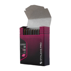 STALEKS Набор сменных файлов для короткой пилки-бафа Expert 51, 100 грит