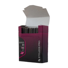 STALEKS Набор сменных файлов для короткой пилки-бафа Expert 51, 180 грит