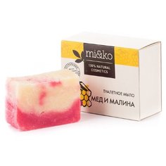 Мыло кусковое MI&KO Мед и малина, 75 г