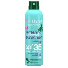 Alba Botanica Освежающий минеральный солнцезащитный крем SPF 35 177 мл