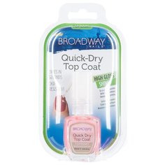 KISS верхнее покрытие Broadway Nails Quick-Dry Top Coat 13.5 мл прозрачный