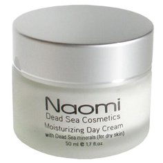 Naomi Moisturizing Day Cream Увлажняющий дневной крем с минералами Мертвого моря для сухой кожи лица, 50 мл