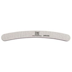 TNL Professional Пилка бумеранг высокое качество, 240/240 грит (в индивидуальной упаковке) серый