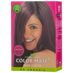 Хна Color Mate травяная краска для волос, тон 9.5 mahogany, 75 г