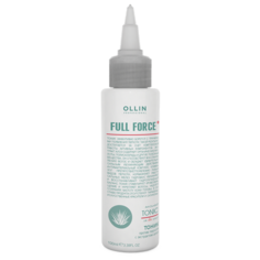 OLLIN Professional Full Force Тоник против перхоти с экстрактом алоэ для волос и кожи головы, 100 мл
