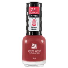 Лак Brigitte Bottier Gel Formula, 12 мл, оттенок тон 54 красный бархат