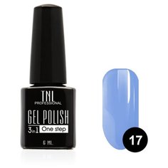 Гель-лак 3 в 1 TNL Professional 3 в 1, 6 мл, оттенок №17 - васильковый