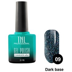 Гель-лак TNL Professional Chameleon effect, 10 мл, оттенок 09 бирюзовый млечный путь