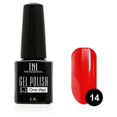 Гель-лак 3 в 1 TNL Professional 3 в 1, 6 мл, оттенок №14 - красное дерево