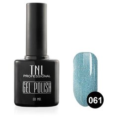 Гель-лак TNL Professional Classic (перламутровые), 10 мл, оттенок №061 - мерцающий серо-голубой