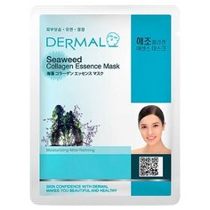 DERMAL тканевая маска с коллагеном и экстрактом морских водорослей, 23 г