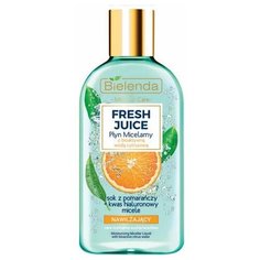 Bielenda увлажняющая мицеллярная вода с экстрактом апельсина Fresh Juice, 100 мл