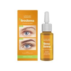 BrowXenna Хна для бровей во флаконе 10 мл #210 янтарный концентрат