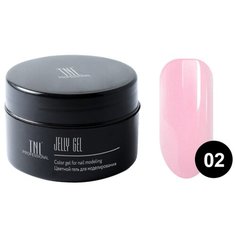 Гель-желе TNL Professional Jelly Gel моделирующий камуфлирующий, 18 мл 02 розовый