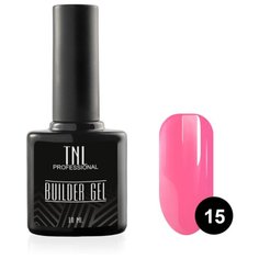 Гель TNL Professional Builder Gel моделирующий камуфлирующий, 10мл 15 ярко-розовый