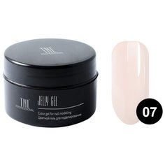 Гель-желе TNL Professional Jelly Gel моделирующий камуфлирующий, 18 мл 07 прозрачно-бежевый