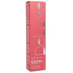 Estel Professional De Luxe Extra Red краска-уход для волос, 60 мл, 77/44 русый медный интенсивный