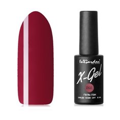 Гель-лак InGarden X-Gel, 8 мл, оттенок №60 сливово-бордовый