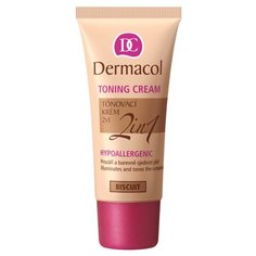 Dermacol Тональная эмульсия Toning Cream 2in1, 30 мл, оттенок: Biscuit