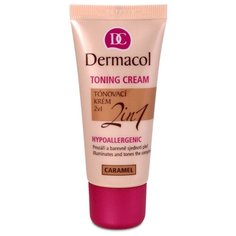 Dermacol Тональная эмульсия Toning Cream 2in1, 30 мл, оттенок: caramel