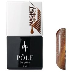 Гель-лак Pole Кошачий глаз, 8 мл, оттенок миндальная крошка