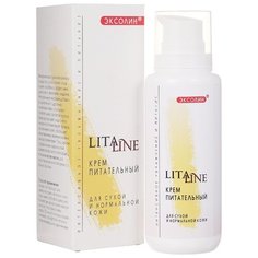 Litaline Крем Питательный для лица, шеи и области декольте для сухой и нормальной кожи, 200 мл
