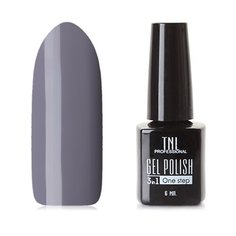 Гель-лак 3 в 1 TNL Professional 3 в 1, 6 мл, оттенок №56 - Каменно-серый