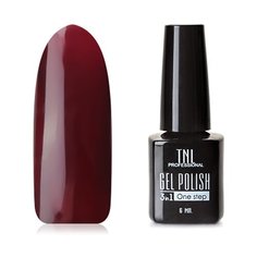 Гель-лак 3 в 1 TNL Professional 3 в 1, 6 мл, оттенок №85 - Кричащий гранат