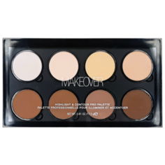 MAKEOVER Палетка хайлайтеров и скульпторов Highlight & Contour Pro 01
