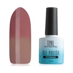 Гель-лак TNL Professional Thermo effect, 10 мл, оттенок №36 - кофейно-молочный/коричневый