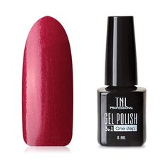 Гель-лак 3 в 1 TNL Professional 3 в 1, 6 мл, оттенок №70 - Строптивый красный