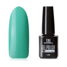 Гель-лак 3 в 1 TNL Professional 3 в 1, 6 мл, оттенок №72 - Аквамарин