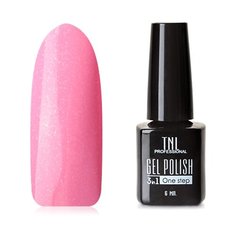 Гель-лак 3 в 1 TNL Professional 3 в 1, 6 мл, оттенок №77 - Перламутрово-розовый