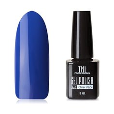 Гель-лак 3 в 1 TNL Professional 3 в 1, 6 мл, оттенок №73 - Синий самоцвет