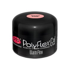 Гель PNB PolyFlex Gel моделирующий, 15 мл warm pink