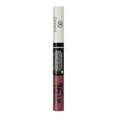 Dermacol Устойчивая краска+блеск для губ 16H Lip Color, №12