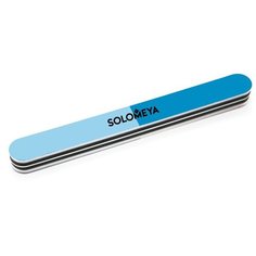 Solomeya Пилка шлифовальная 3 Way Classic Sanding Sponge, 240/320/800/3000 грит голубой/фиолетовый