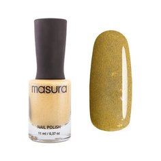 Лак Masura Золотая Коллекция, 11 мл, оттенок mustard yellow