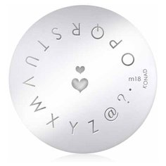 Трафарет Konad M18 5.6 х 5.6 см silver