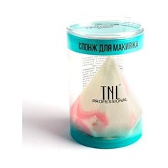 Спонж TNL Professional в тубе пирамида розовый