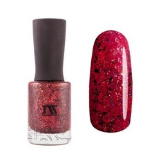 Лак Masura Золотая Коллекция, 11 мл, оттенок Celebrate red with pat