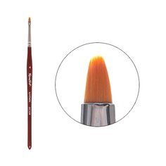 Roubloff Кисть для гелевого моделирования GC33R №4 коричневый