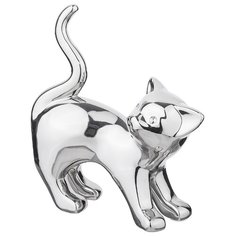 Статуэтка Lefard Кошечка 699-212, 19 см серебристый