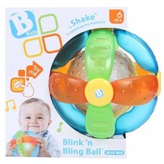 Развивающая игрушка B kids Шар-цветок голубой/оранжевый/зеленый