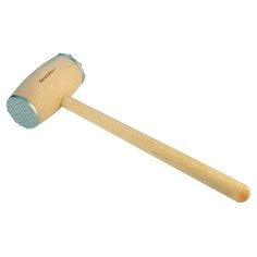 Молоток для отбивания мяса Tescoma Woody 637384 с металлическим наконечником бежевый