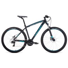 Горный (MTB) велосипед FORWARD Next 29 2.0 Disc (2020) черный/бирюзовый 21" (требует финальной сборки)