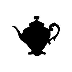 Наклейка Melcom Уютный чайник 05, меловая